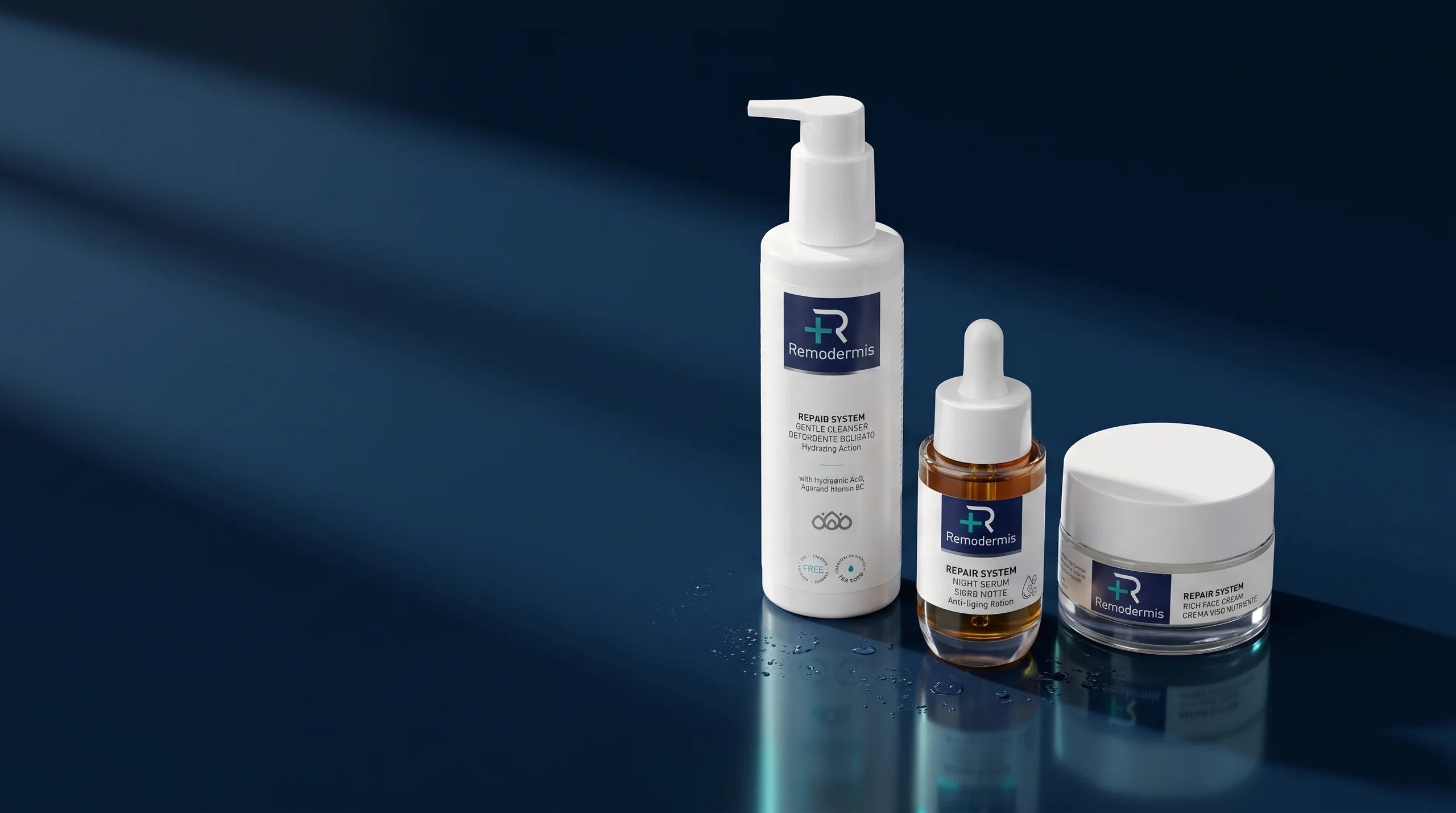 Remodermis Repair System - linea completa, luce laterale