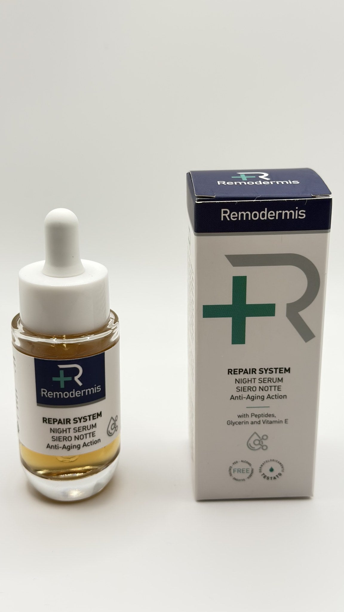Remodermis Night Serum – flacone e astuccio